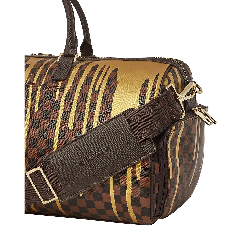 Sprayground Sharks In Paris Paint Drip Emperor Duffel - Image 5