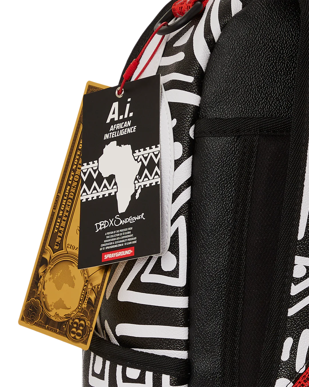 Sprayground A.I.8 African Intelligence - Origin Story DLXV Backpack - Image 10