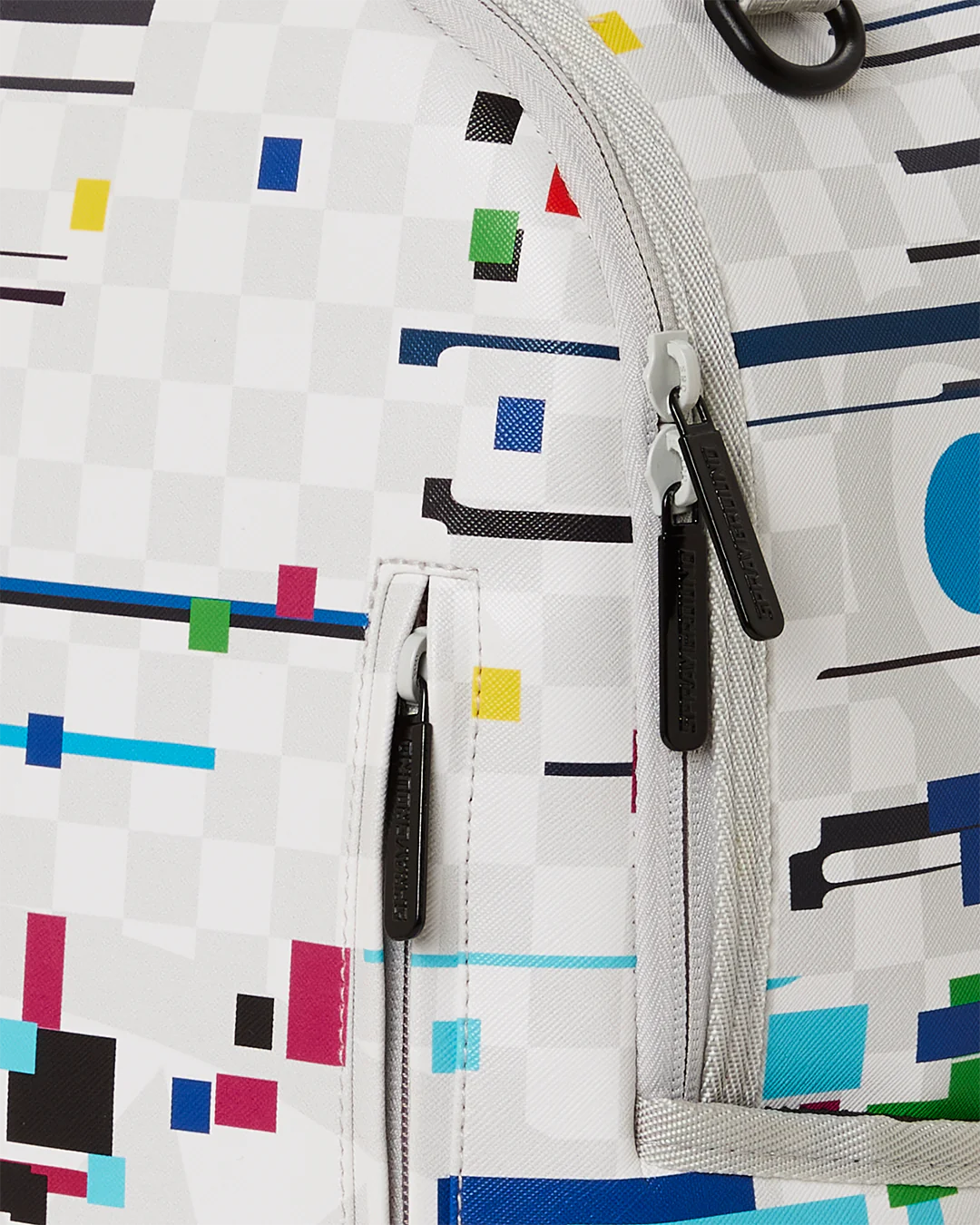 Sprayground Sharks In Paris Glitch Rider DLXV Backpack - Image 7