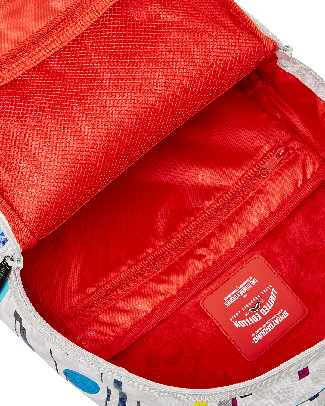 Sprayground Sharks In Paris Glitch Rider DLXV Backpack - Image 8