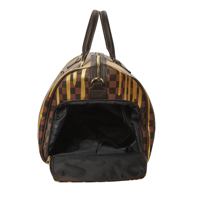 Sprayground Sharks In Paris Paint Drip Emperor Duffel - Image 4