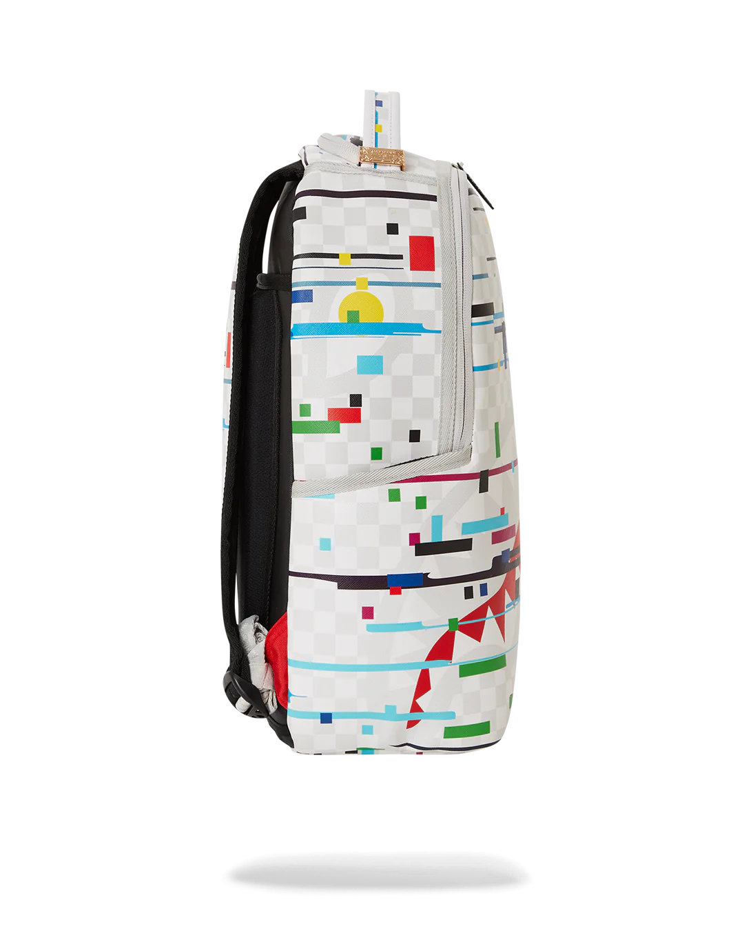 Sprayground Sharks In Paris Glitch Rider DLXV Backpack - Image 3
