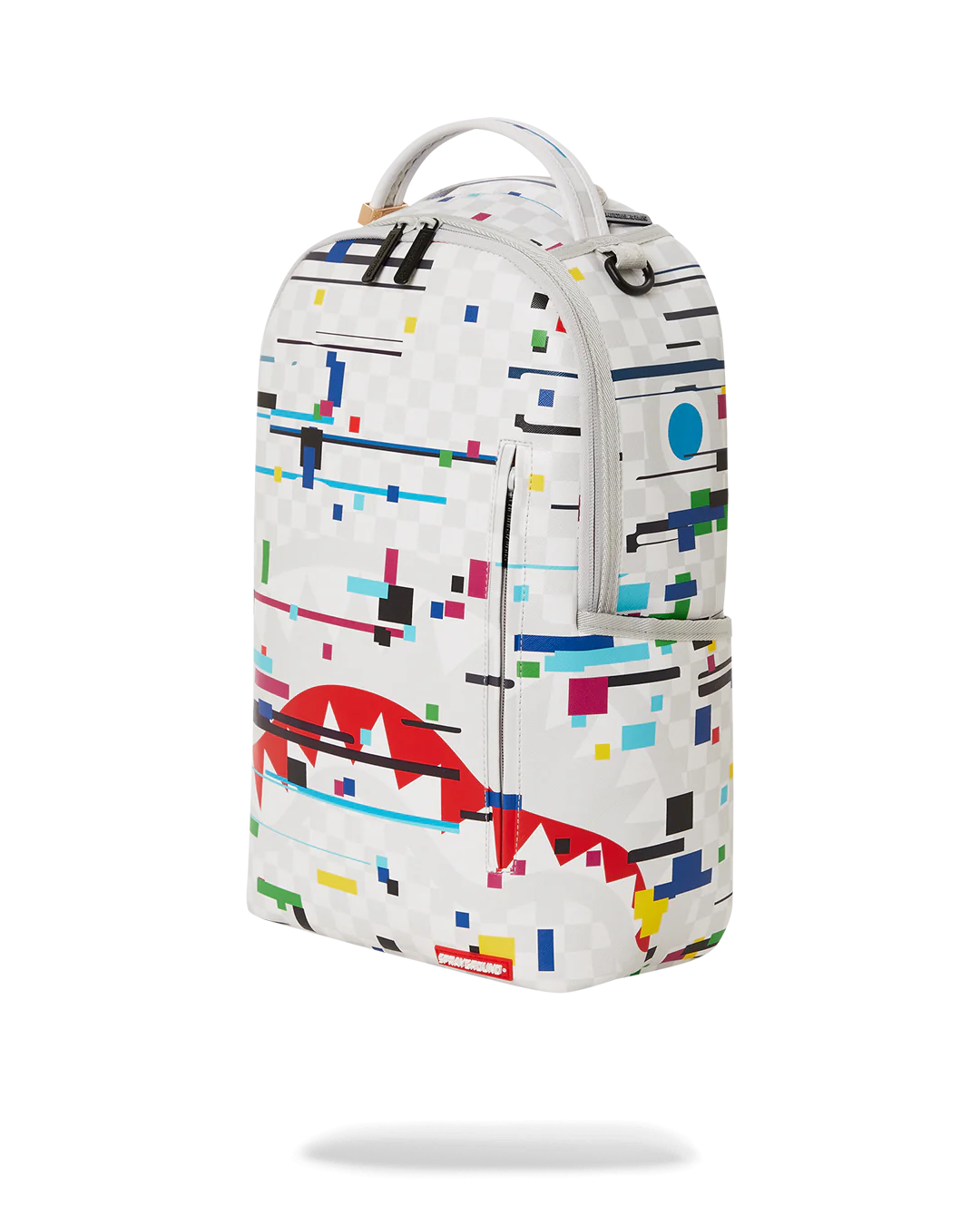 Sprayground Sharks In Paris Glitch Rider DLXV Backpack - Image 4