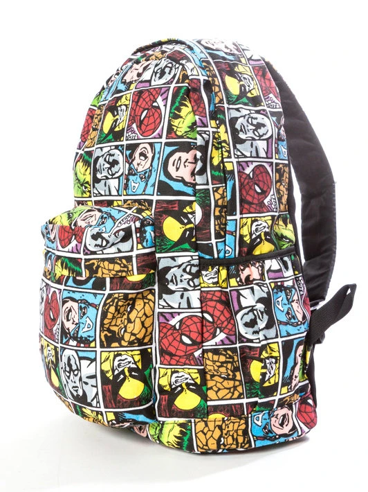 Bon Voyage 0371 Canvas Backpack- Comics