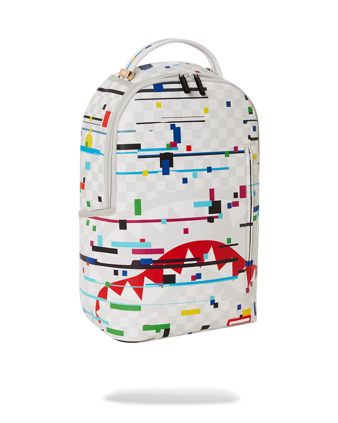 Sprayground Sharks In Paris Glitch Rider DLXV Backpack - Image 2