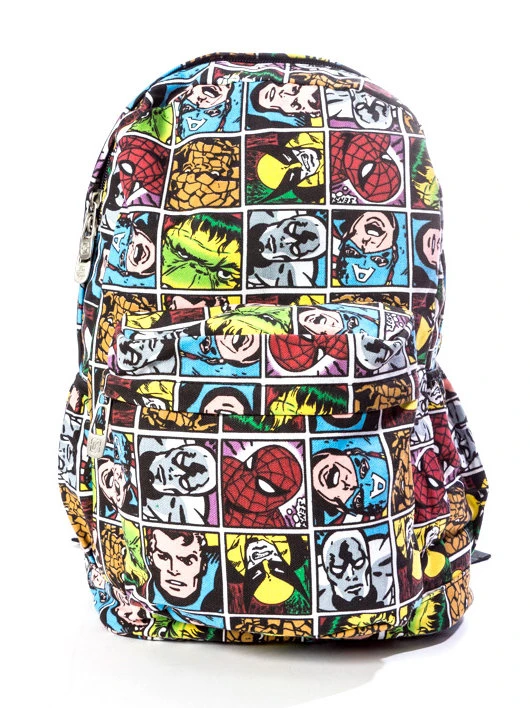 Bon Voyage 0371 Canvas Backpack- Comics - Image 2