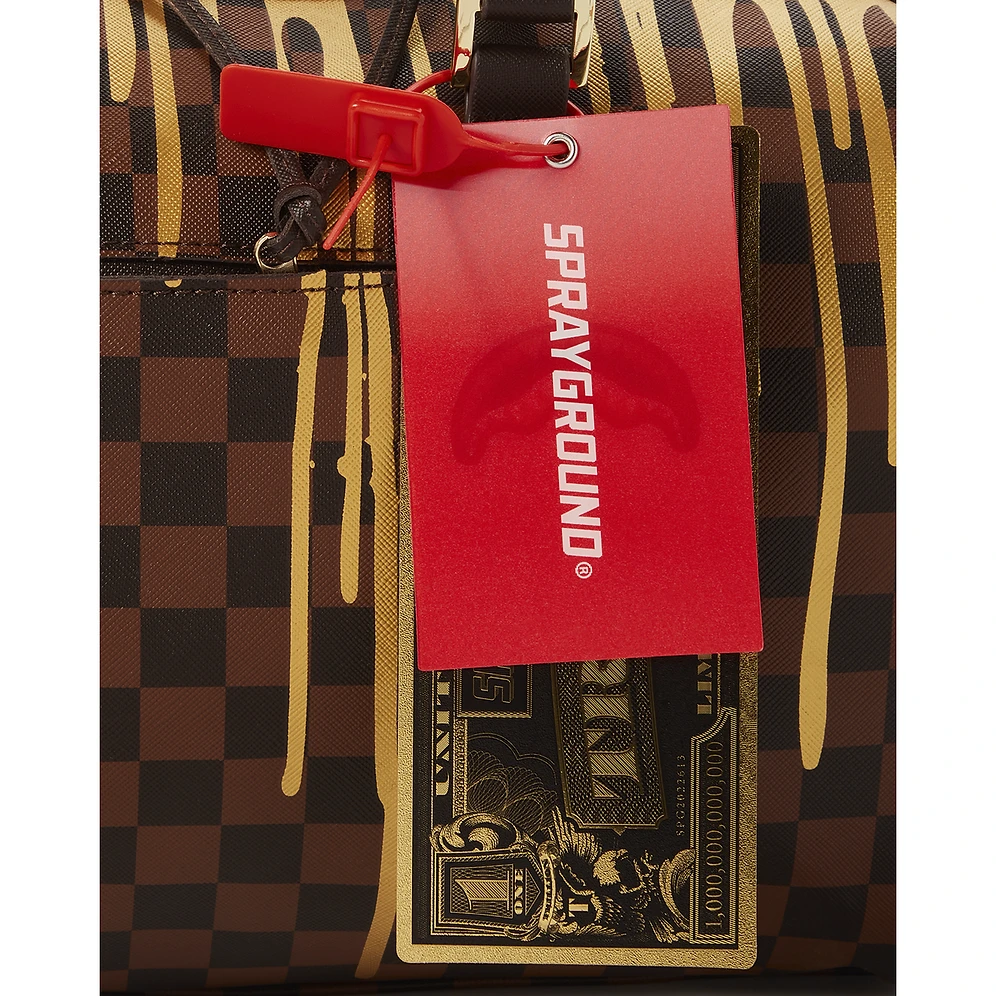 Sprayground Sharks In Paris Paint Drip Emperor Duffel - Image 9