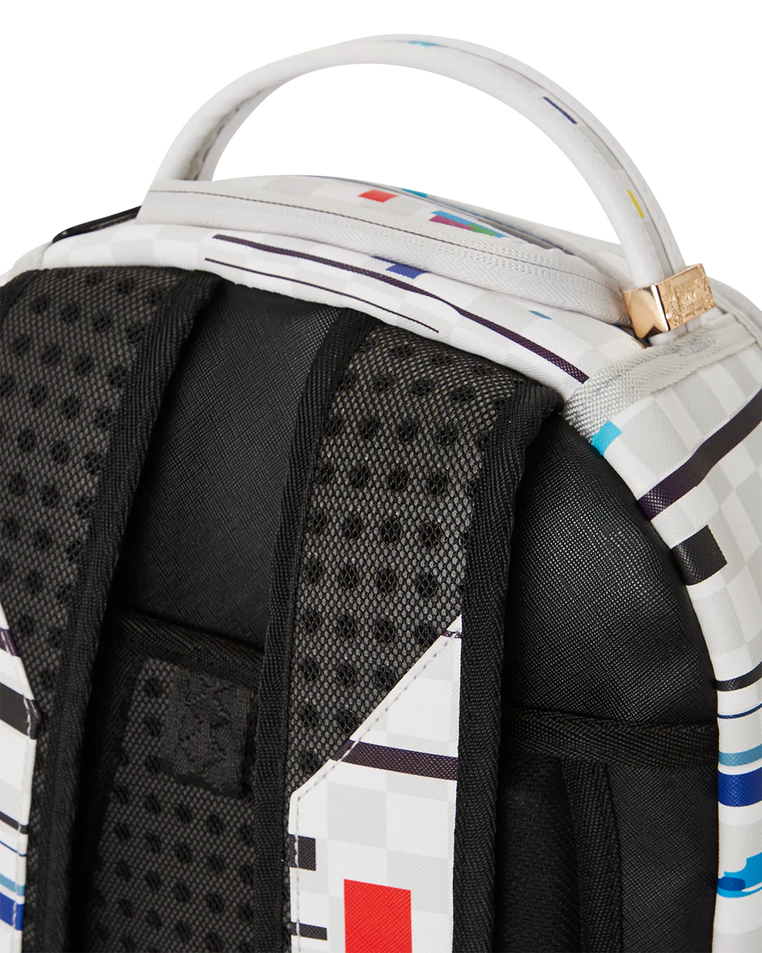 Sprayground Sharks In Paris Glitch Rider DLXV Backpack - Image 6